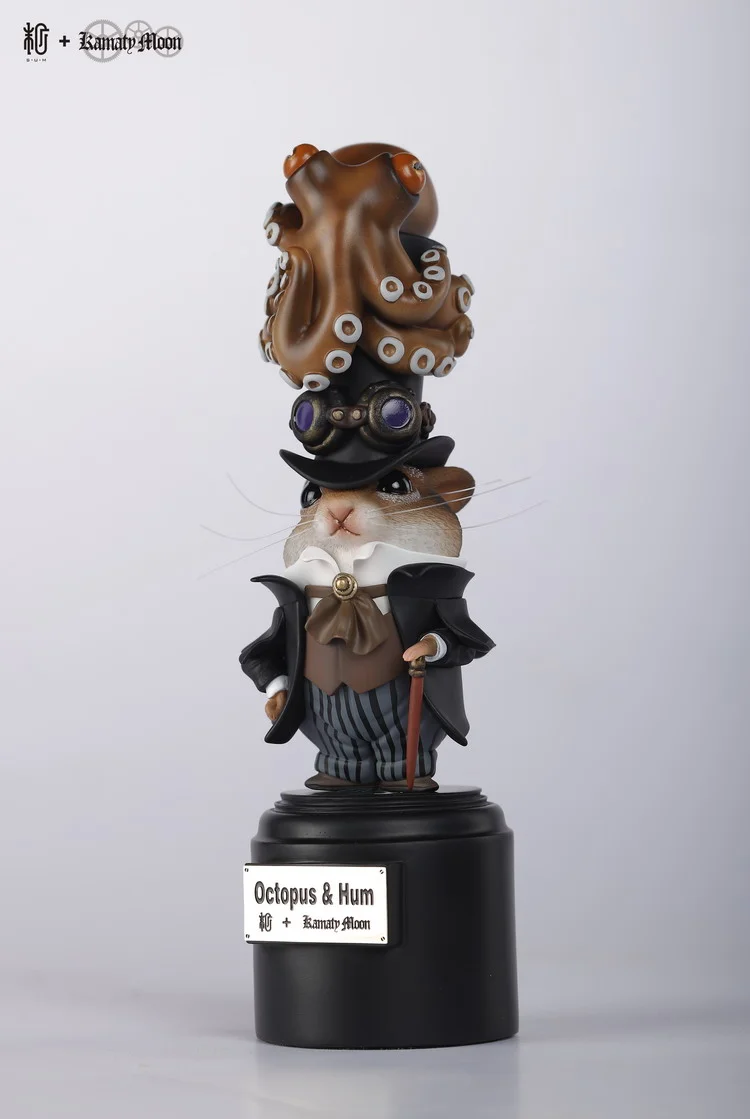 Clearance japanese steampunk octopus resin figurine by Mitsuji